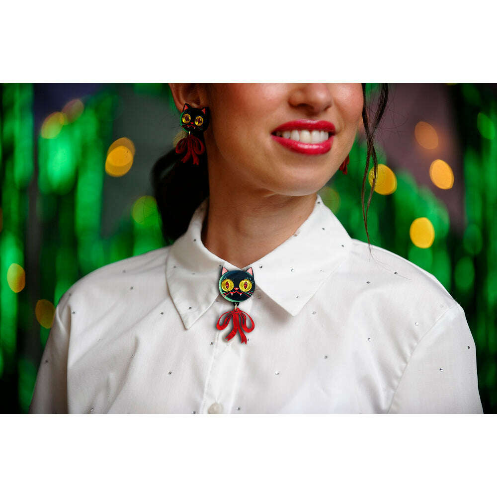 Vampire Kitten Button Cover by Laliblue | PRE-ORDER SHIPS IN 2-3 WEEKS