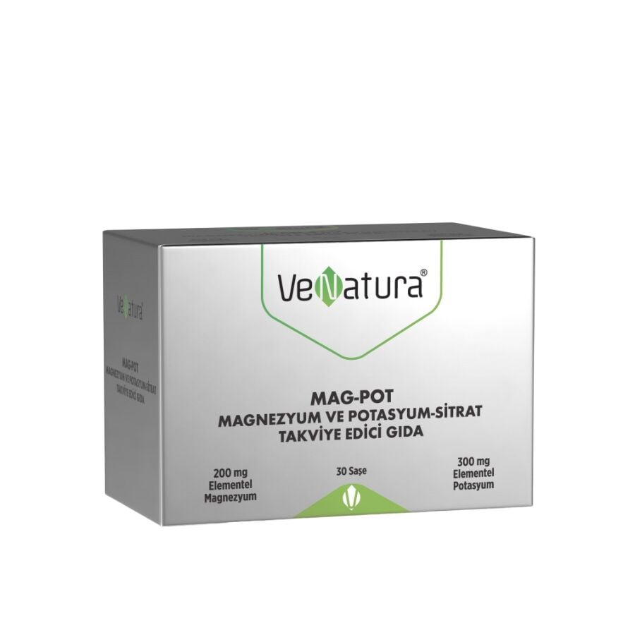 Venatura MAG-POT Magnesium and Potassium Citrate 30 Sachets