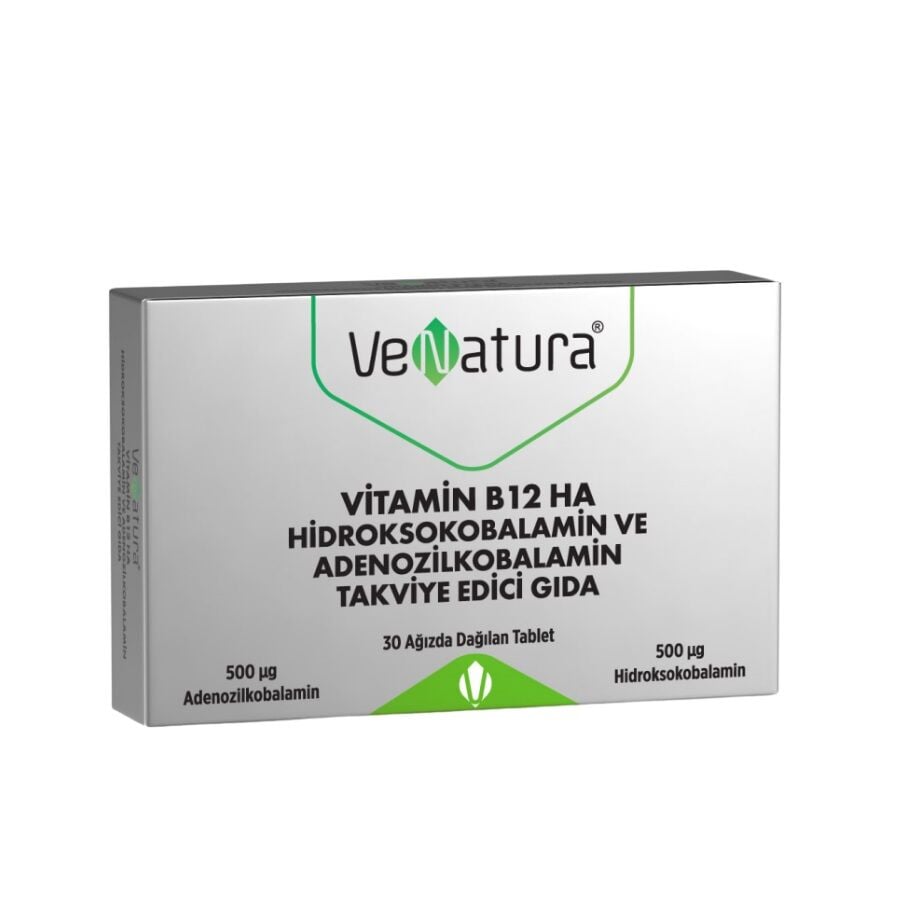 Venatura Vitamin B12 HA Strawberry Flavor 30 Tablets