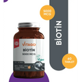 Vitago Premium Biotin 5000 mcg Support for Hair and Nails 60 Tablets
