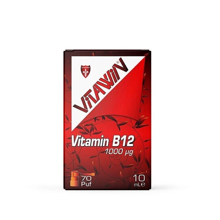 Vitawin Vitamin B12 1000mcg Dietary Supplement Spray 10 ml