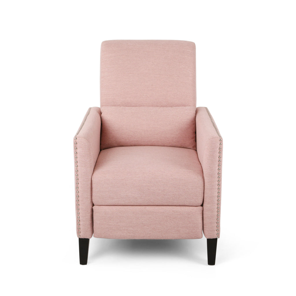 Pushback Recliner Chair with Side Pocket