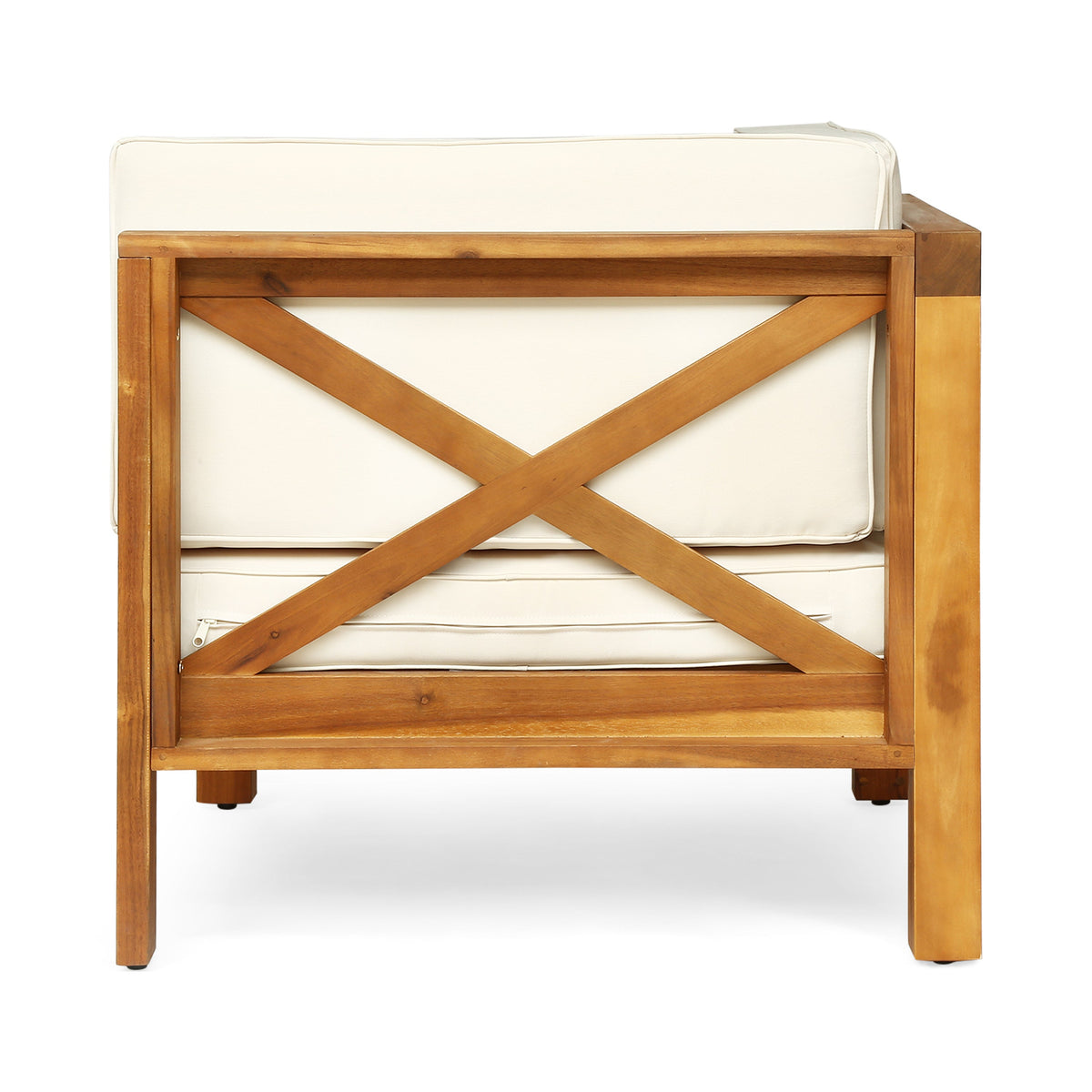 Brava X-Back 2 Seater Sectional Loveseat with Coffee Table