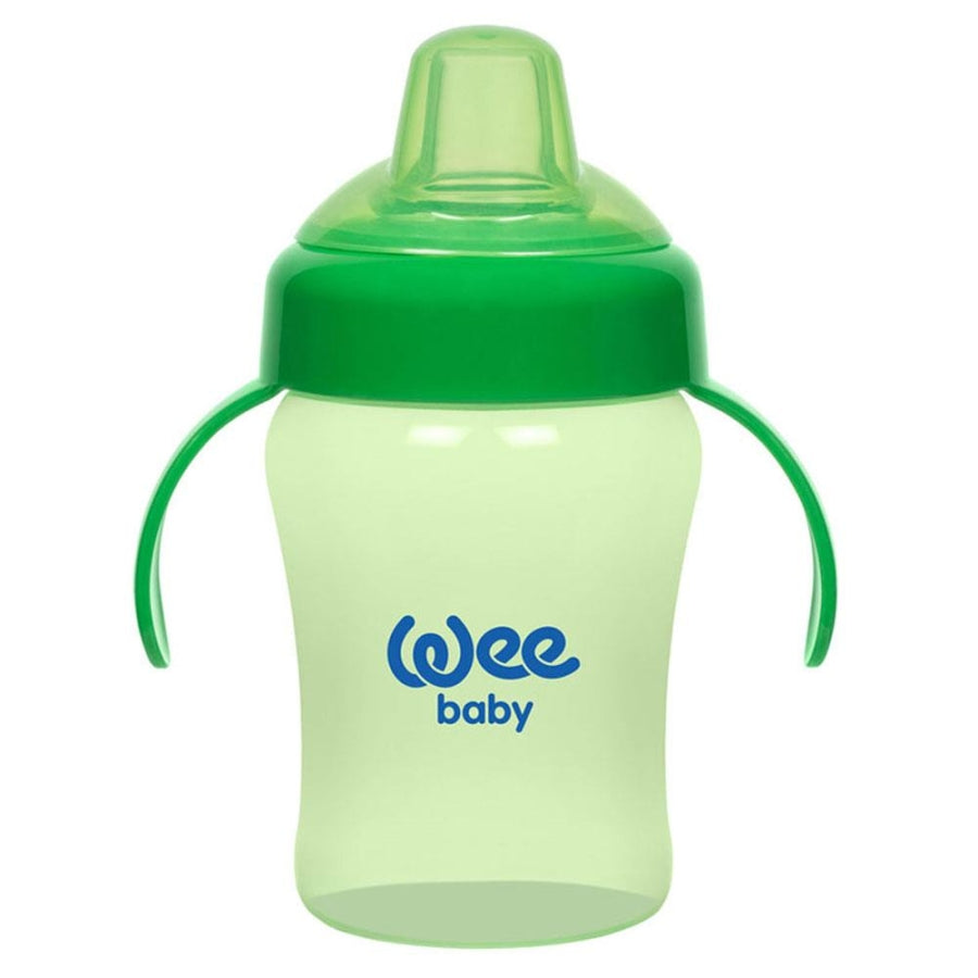Wee Baby Colorful Non-Spill Sippy Cup with Handles Green 240ml