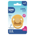 Wee Baby Cool Round Tip Soother Mustard 0-6 Months