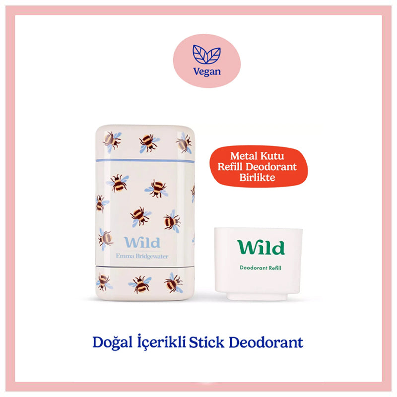Wild Honey & Cactus Flower Refillable Natural Deodorant 40g