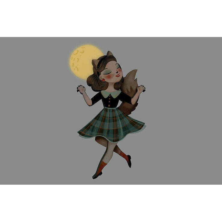 Wolf Woman Brooch by Laliblue | PRE-ORDER SHIPS IN 2-3 WEEKS