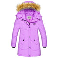 WULFUL Girls Winter Puffer Jacket | Purple | 14 Years - # GIAA22210010