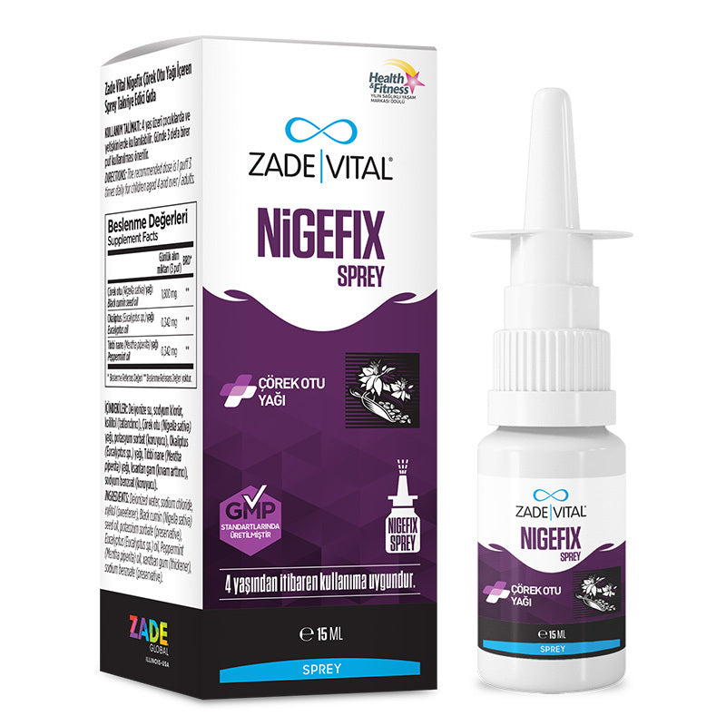 Zade Vital Nigefix Spray Soothing Nasal Care 15ml