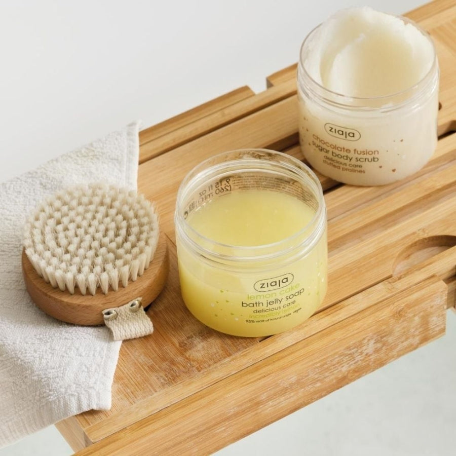 Ziaja Chocolate Body Scrub Smoothing Exfoliator 300ml